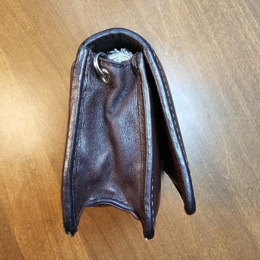 Coach Vintage Leather Key Chain Wallet Brown - Picture 4 of 8